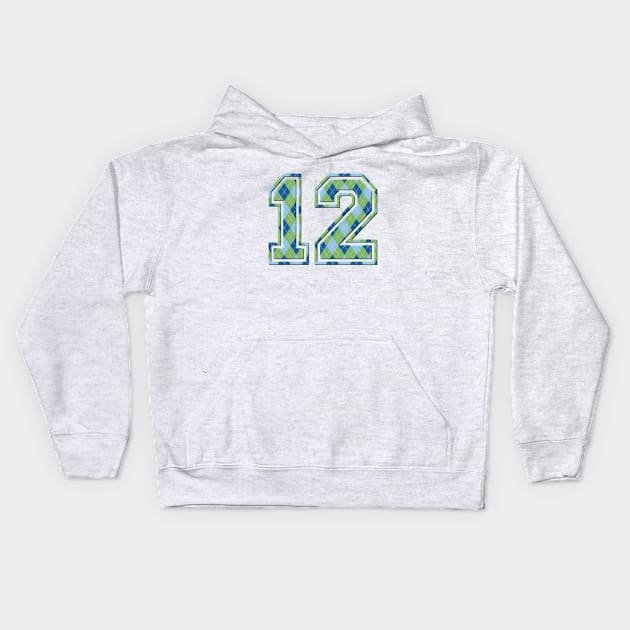 12 man Kids Hoodie by chriswig